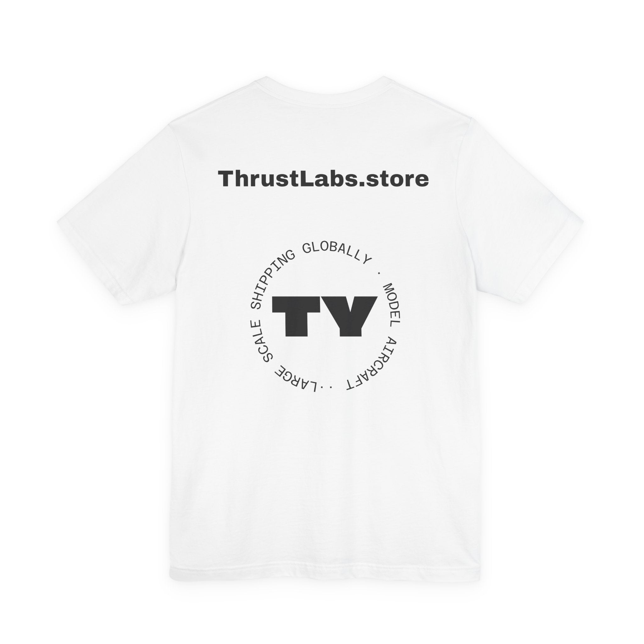 777-9 Schematic Tee — Minimal Line Art Plane T‑Shirt