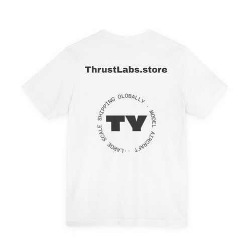 777-9 Schematic Tee — Minimal Line Art Plane T‑Shirt