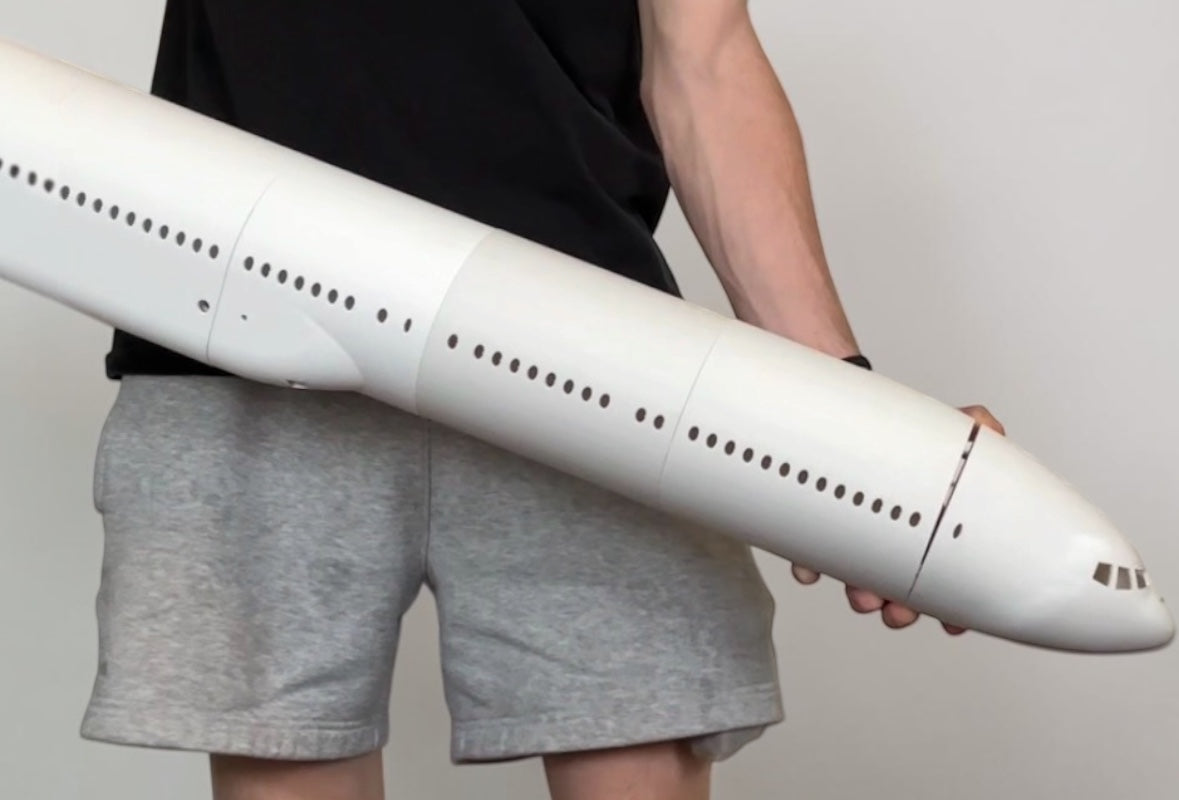 1:50th Scale Boeing 777 Model Kit - Not a Digital File
